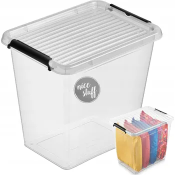 Úložný box PLASTOVÝ BOX S VÍKEM, ÚLOŽNÝ BOX 30l