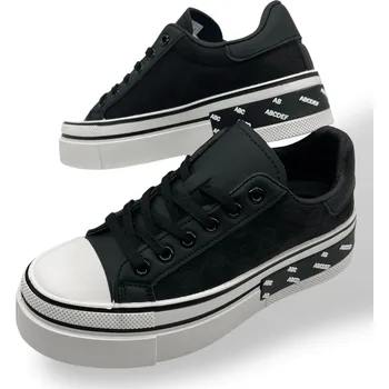 Dámské tenisky Pretty Dámské černé šněrovací tenisky 36 Barva: Černá, Velikost: 38