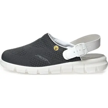 Pracovní obuv Pantofle Abeba Dynamic 37328 antistatická Šedá 36