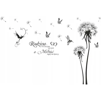 Obraz Samolepky na zeď PAMPELIŠKY 200x300 cm