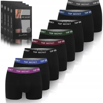 Boxerky Top Secret pánské bavlněné boxerky 8 kusů velikost M