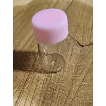 Dóza na potraviny Skleněná lahvička s plastovým víčkem 20x40 mm