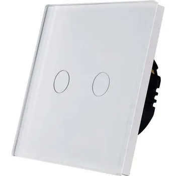 vypínač Dvojitý dotykový vypínač BSEED bílý BS0004WF-LW