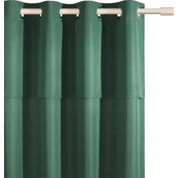 Obraz Hotový závěs do obýváku na kroužcích 140x260 Mia zelený