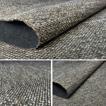 POTAHová LÁTKA NA NÁBYTEK ČALOUNICKÝ MATERIÁL ELEGANTNÍ HNĚDÁ SAVANA 0,5 m