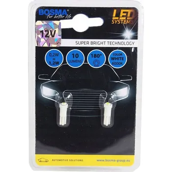 Autožárovka Žárovky Bosma SV8.5 6xLED SMD 12V 17x36 1,2W 0,2 W 2 ks