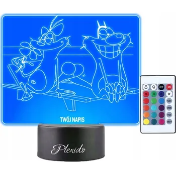 Lampička Plexido vícebarevná Noční lampa