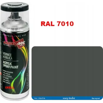 Barva ve spreji RAL 7010 šedá LESK SPRAY 400ml profesionální řada HQ AMBROSOL 1233