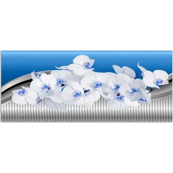 Obraz Tištěný obrázek orchidej bílá orchidej