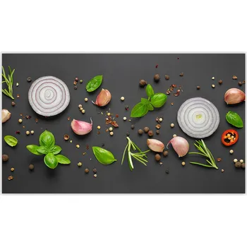 Obraz Skleněná Ochranná Deska a Krájecí Prkénko | Indukce, Sporák ds-0082