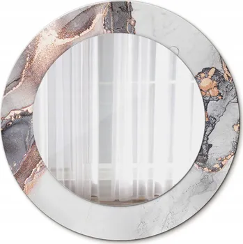Zrcadlo Moderní závěsné zrcadlo Abstrakce mramor 50 cm