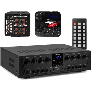 Hi-Fi komponenty Audio zesilovač Power Dynamics PV280BT 800W černý, 2 kanály, Bluetooth, FM rádio