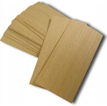 Svíčka Dřevěné knoty do svíček 10 cm x 5 cm 20 ks knotů