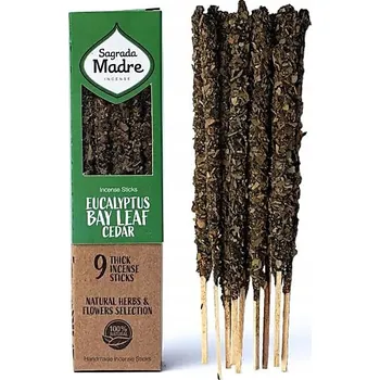 Vonná tyčinka Vonné tyčinky Sagrada Madre - Eukalyptus/vavřín/cedr