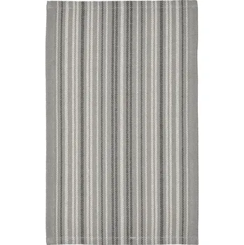 Koberec Tkaný koberec IKEA TRANSPORTEDLED šedý/pruhovaný 50x80 cm