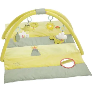 Hrací deka FEHN Happy Dino 80 x 105 cm zelená 