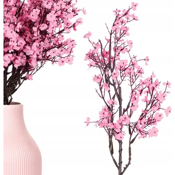 umělá květina UMĚLÉ KVĚTY LISTY DEKORAČNÍ VĚTVIČKA VÁZA