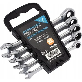 Klíč Očkoploché klíče s ráčnou 5 ks 8-14 XL-Tools