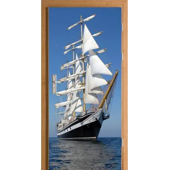 Fototapeta Samolepka na dveře samolepicí loď moře voda