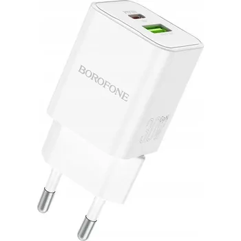 Borofone Síťová nabíječka BN14 Royal GaN - USB + Typ C - QC 3.0 PD 30W