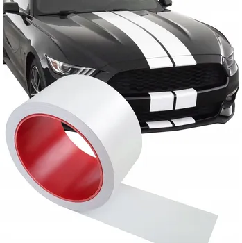 autokoberec Fólie na auto BÍLÁ MATNÁ s kanálky 5x100cm / běžný metr