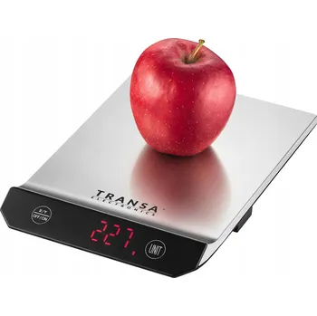 Kuchyňská váha Kuchyňská váha Transa Electronics InoxScale stříbrná/šedá 5 kg