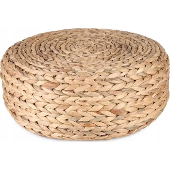Taburet Puf kulatý Tin Tours tráva boho 40 cm x 15 cm
