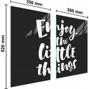 Kuchyňské prkénko Krájecí deska TMK ArtDeko sklo 2 ks