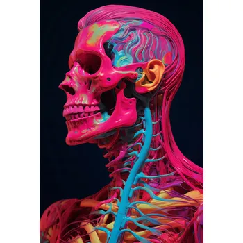 Plakát Plakát Anatomie Barvy bez rámu 61 x 90,5 cm