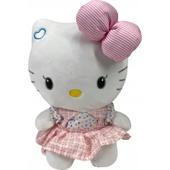 plyšák Plyšák Hello Kitty Barevná Šaty 40x30x20 cm