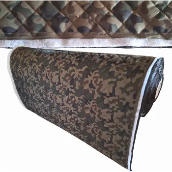 Čalounická látka KODURA PIKADOR, voděodolná potahová látka MASKÁČOVÝ káro