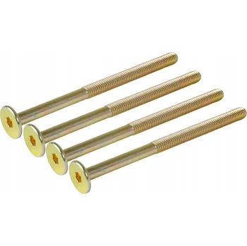 Šroub 100x metrický šroub M6 x 90 mm, pozink, s válcovou hlavou, nábytkový šroub