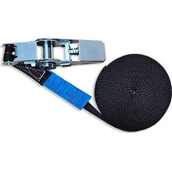 Upínací popruh Transportní popruhy s ráčnou o délce 7 m a šířce 25 mm pro upevnění nákladu