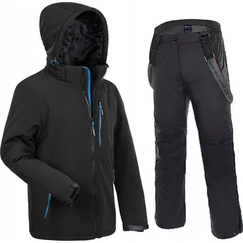 Moto bunda Pánská lyžařská kombinéza bunda + kalhoty na sjezdovku, sáňky, snowboard XL