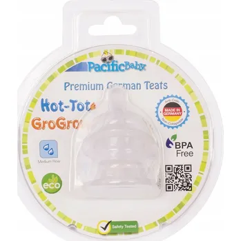 Kojenecká láhev Dudlíky Pacific baby 3m+ pasují na láhev LOVI