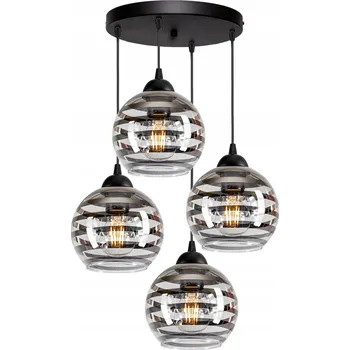 Závěsné svítidlo Fibram Lighting GLASS 4 - 4 žárovky E27