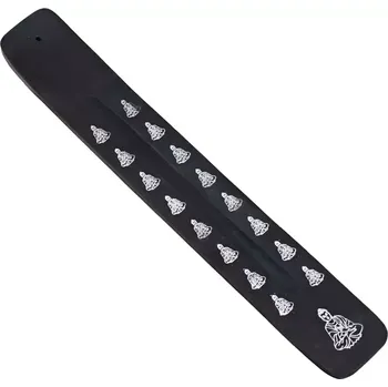 Vonná tyčinka Stojánek na vonné tyčinky - lyže Hindu Buddha černý