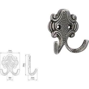 Věšák Věšák na nábytek SIRO 431/ZN8 , staré železo