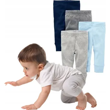 FLEECOVÉ TEPLÁKY DĚTSKÉ POHODLNÉ 62-68 cm SADA 4 KS