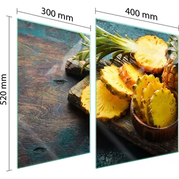 Obraz Krájecí deska TMK ArtDeko sklo 2 ks