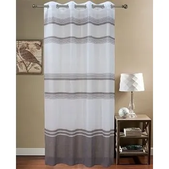 Hotová záclona Nanga 140*250 cm, hnědá