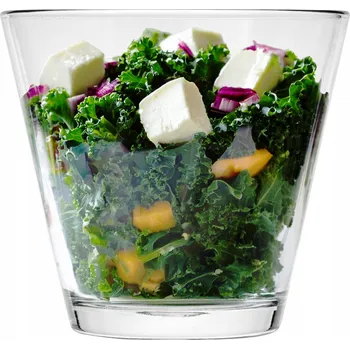 Salátová Mísa šikmá válec 1 litr 1000 ml na salát od GLASMARK