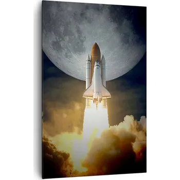 Obraz Velký obraz do obýváku XXL 80x120 měsíc moderní na plátně obrazy