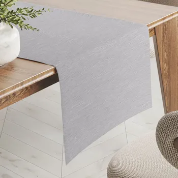 ubrus Teflonový běhoun na stůl TF-067 Šedý režný 20x120 cm