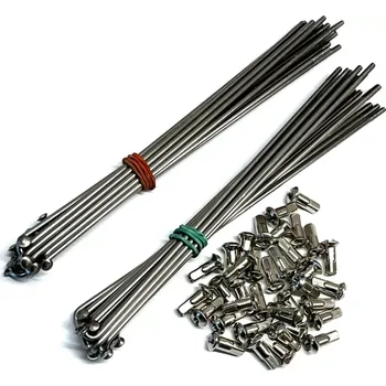 Kolo pro motocykl Sada paprsků (výplet) zadního kola Jawa 50/550 pařez, nerez