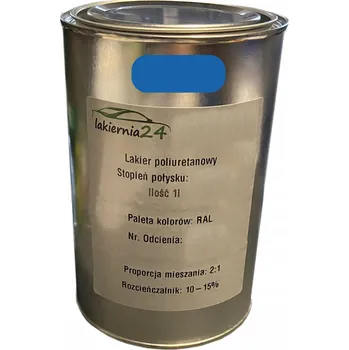 Lak na dřevo Barva průmyslová, polyuretanový lak 1l lesk 2:1 RAL 5015