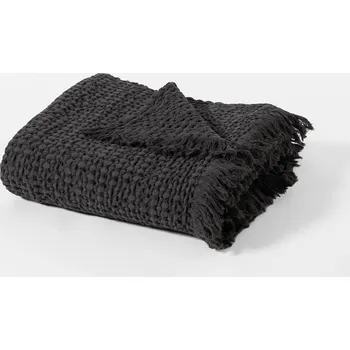 Prostěradlo Přehoz Vital Home bavlna 200 cm x 125 cm černý