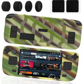 Pouzdro na mobilní telefon POUZDRO PRO KOSOLI VAVLE STEAM DECK ZELENÉ SILIKONOVÉ ODOLNÉ