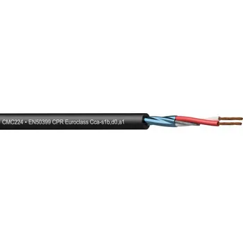 Příslušenství ke zvukové technice Kabel Procab CMC224-CCA/3 Mikrofonní kabel - flex 2 x 0,20 mm? - 24 AWG - CPR Euroclass 300 m