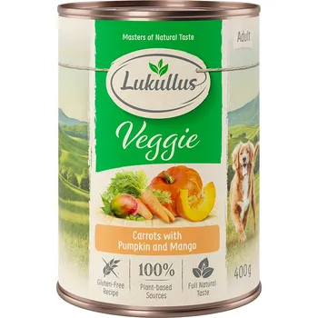 Krmivo pro psa 6x400g Lukullus Naturkost Veggie